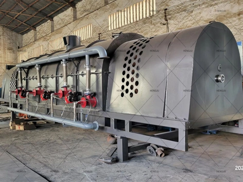 Continuous carbonization furnace