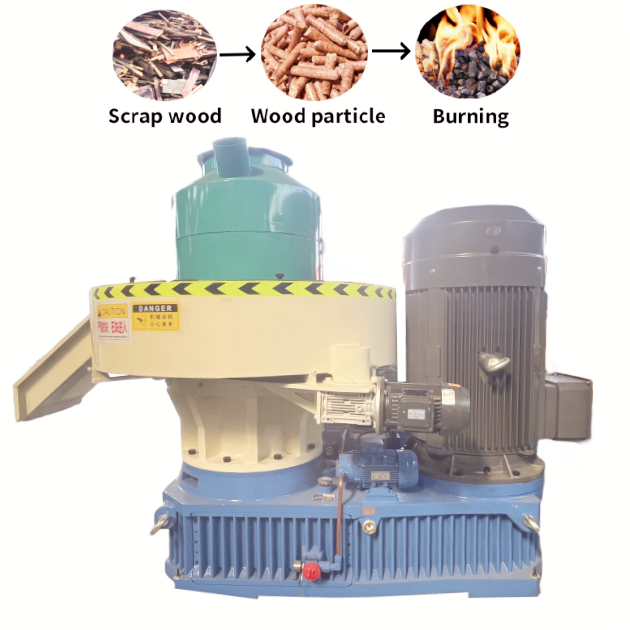 Wood pellet making machine